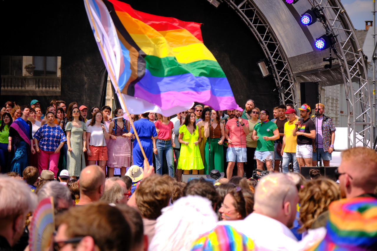 Main stage Gay Pride Brussels